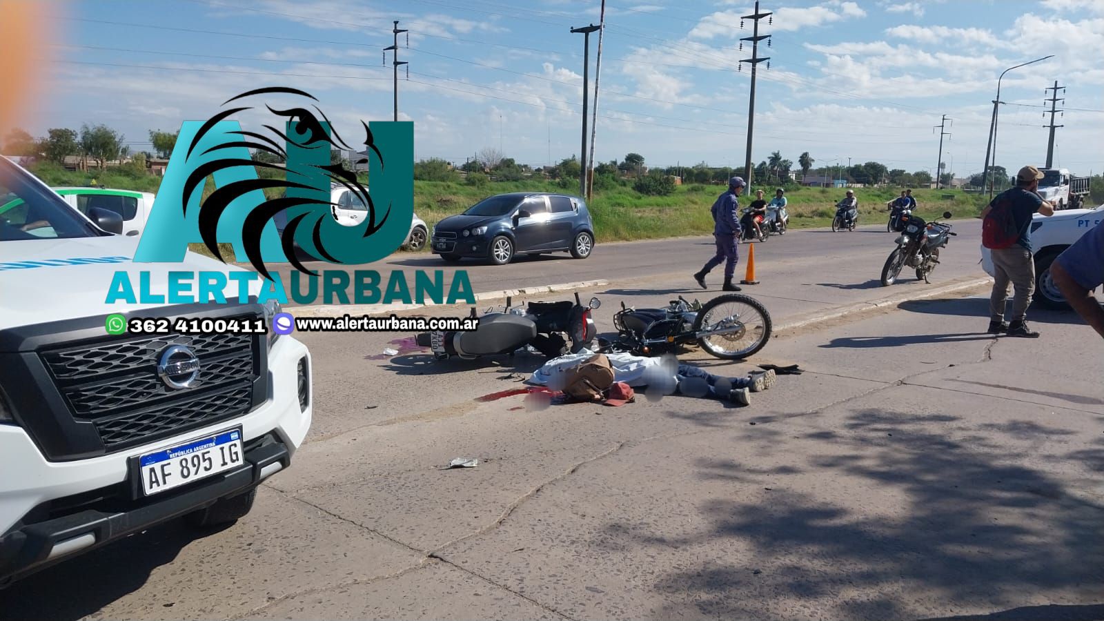 Accidente fatal: un motociclista murió al colisionar con otra moto en Av. Soberanía 