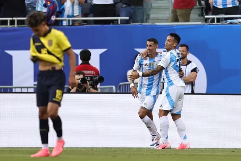 Con gol de Ángel Di María, Argentina le ganó 1-0 a Ecuador en el primer amistoso previo a la Copa América