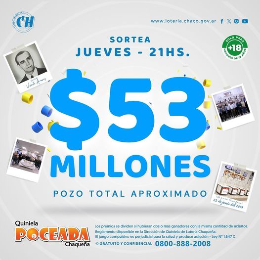 ¿Te sirve?: La Poceada sortea 53 millones de pesos este jueves 27