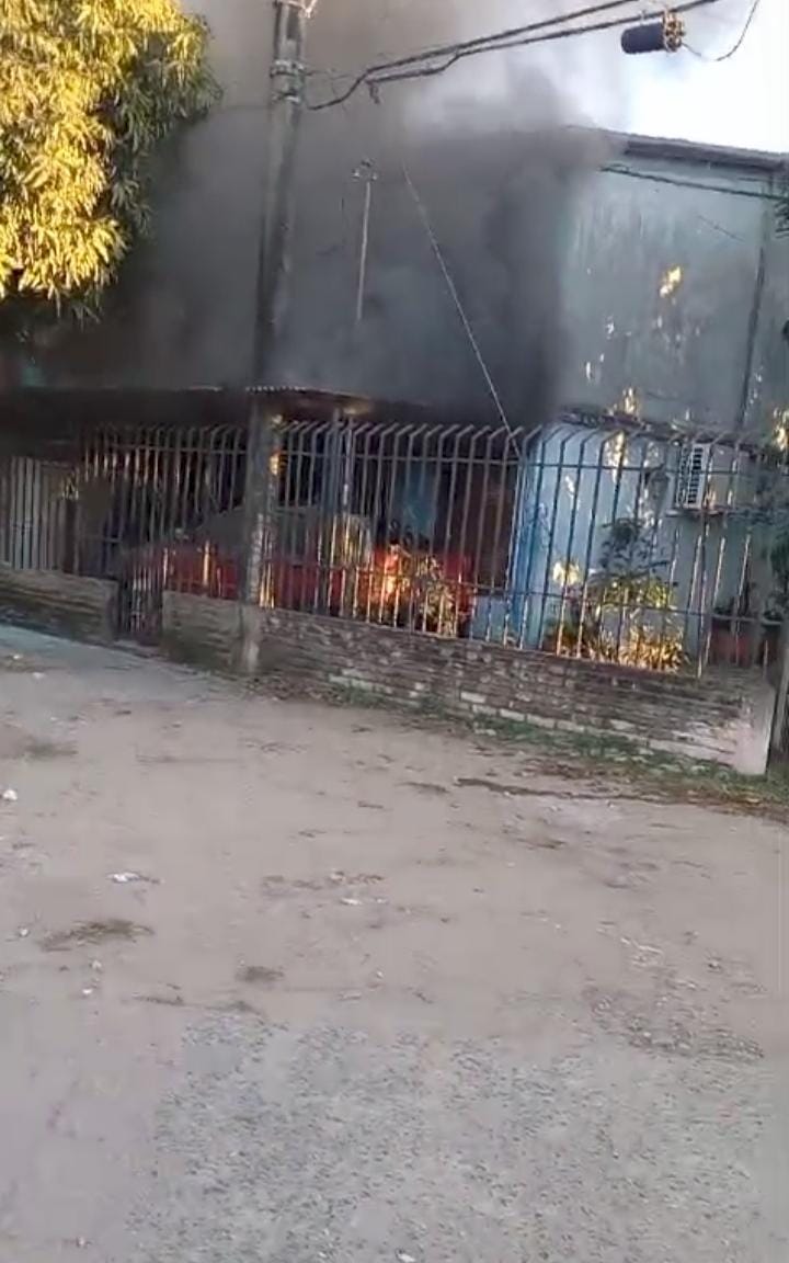 Resistencia: se incendió una vivienda en la avenida Chaco