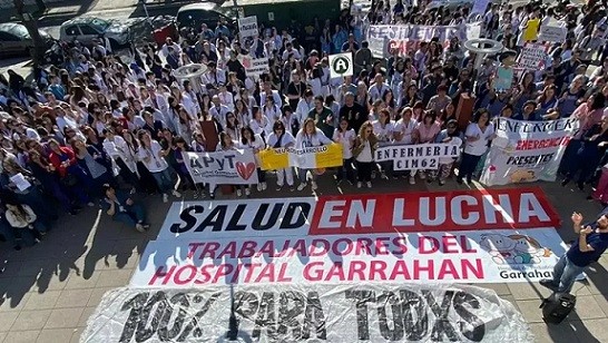 Garrahan: Para desactivar el conflicto, el Gobierno aumentó los salarios a residentes
