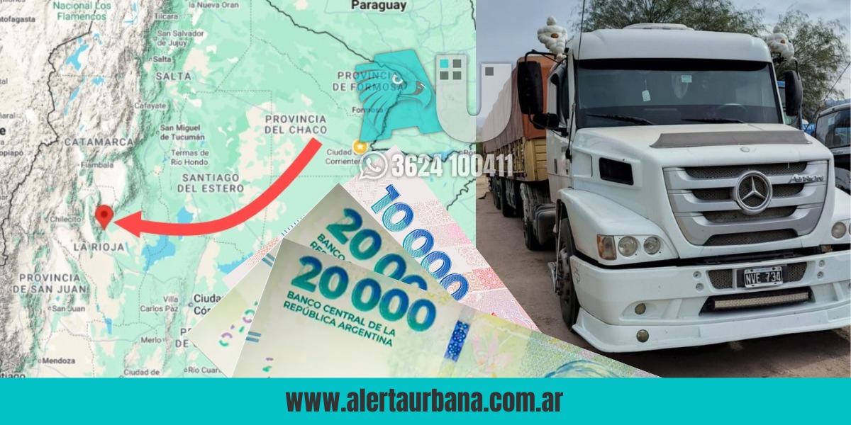 Camionero chaqueño y un mal trago en La Rioja: le manotearon 50 lucas