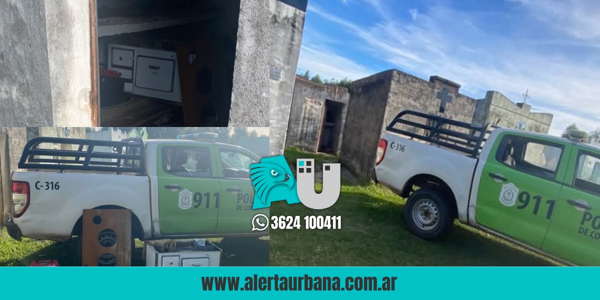 Insólito: en Corrientes usaban tumbas de un cementerio para esconder cosas robadas 