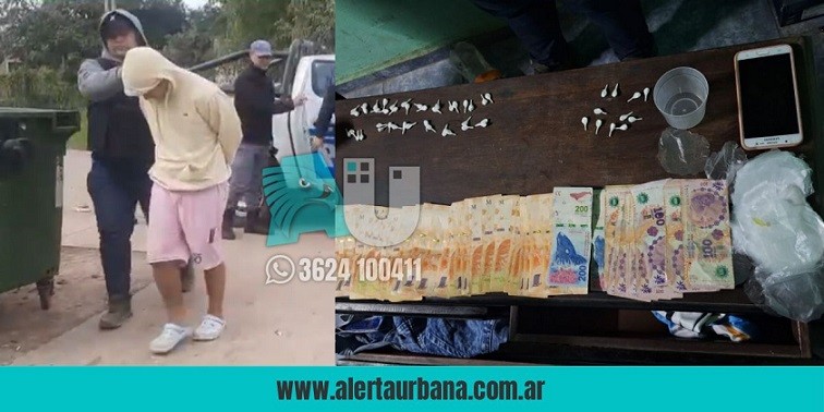 Fontana: Tiene 18 años y guardaba 51 envoltorios de cocaína