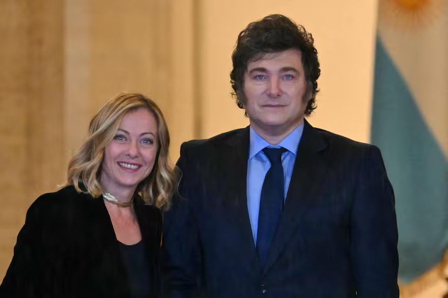 Acuerdo entre Milei y Meloni para la exportación de gas de Vaca Muerta