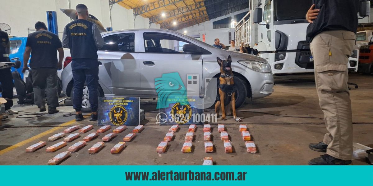 Resistencia: nueve detenidos y 35 kilos de cocaína secuestrados en gran golpe contra narcos