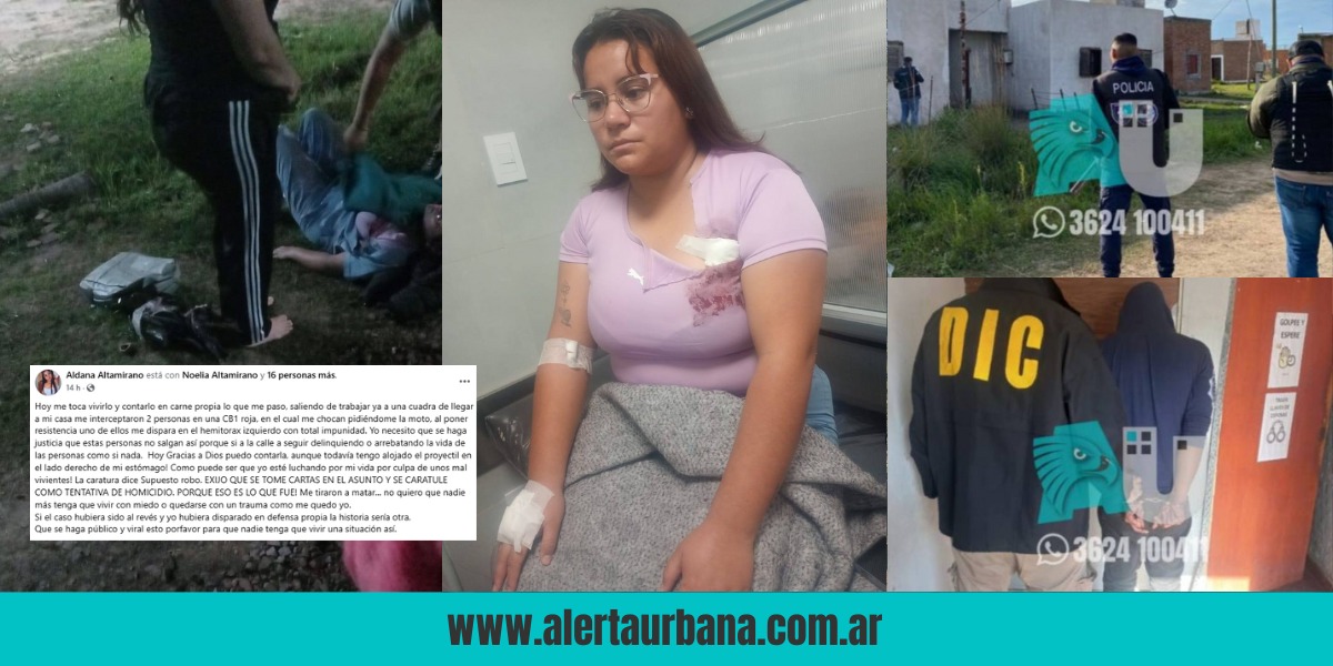 Tiene la bala en su cuerpo: 