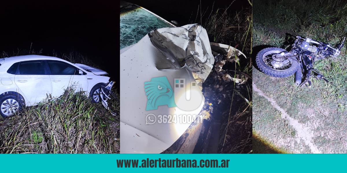 Inseguridad vial en rutas: joven motociclista muere cerca de Charata