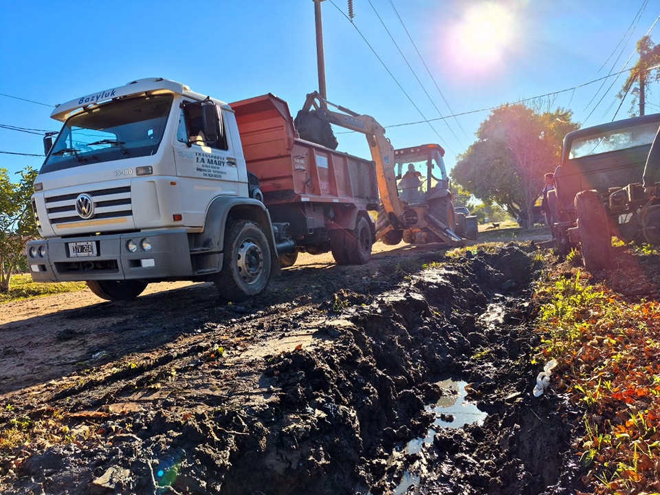 El municipio de Barranqueras refuerza el mantenimiento urbano con múltiples intervenciones