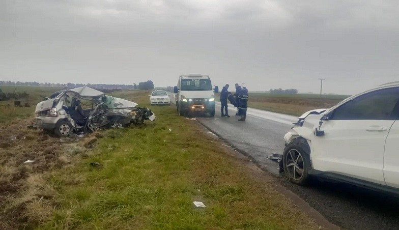 Un pediatra falleció en un impresionante choque frontal