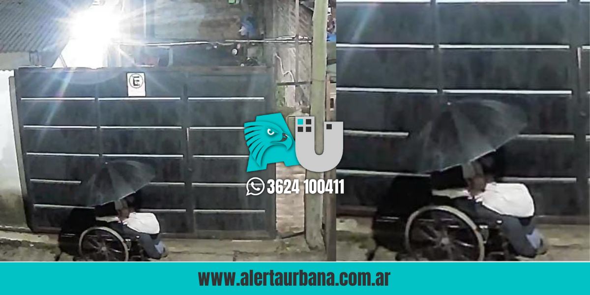 Conflicto familiar en Villa Elba se salió de control: dejaron a un hombre de 88 años discapacitado durmiendo en la lluvia