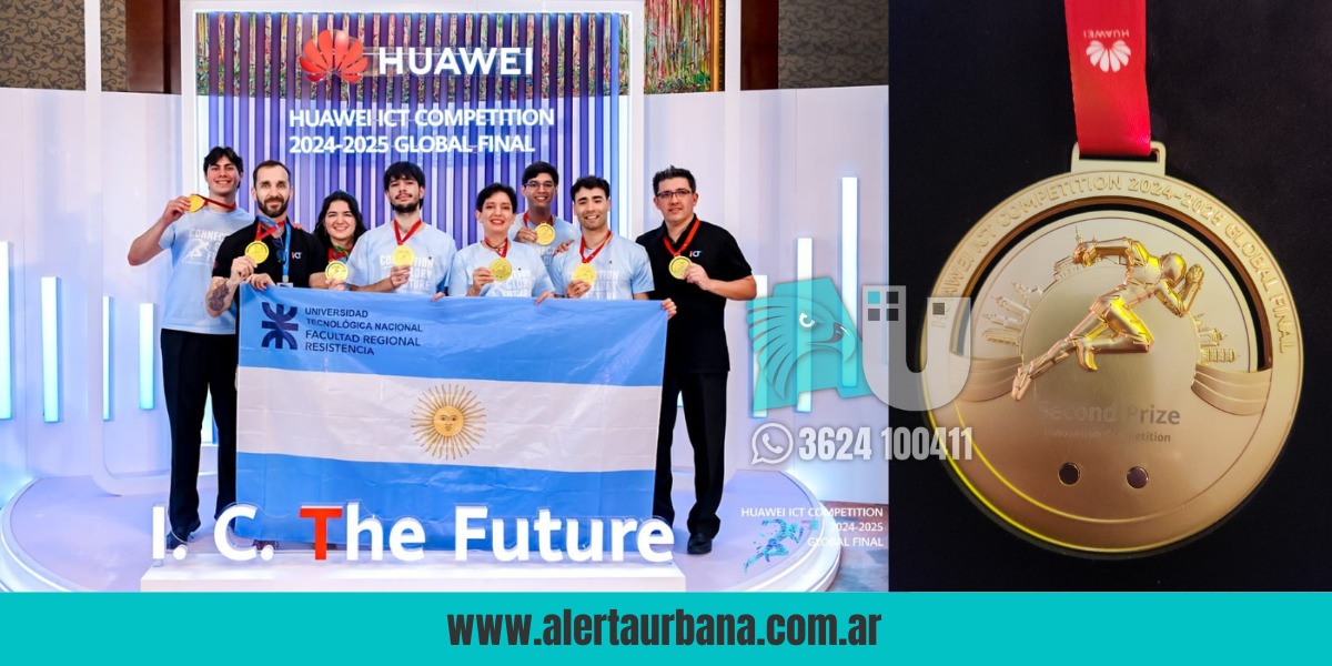 Orgullo argentino: estudiantes de la UTN Resistencia obtuvieron el segundo lugar en el mundial de Huawei en China 