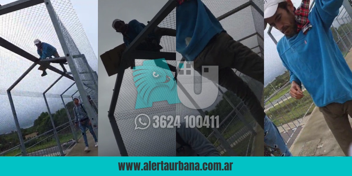 Al malafama lo bajaron del puente y mañana será recibido por el juez de Paz de Tirol