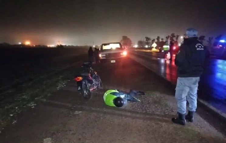 Charata: un motociclista se accidentó por ruta nacional 89