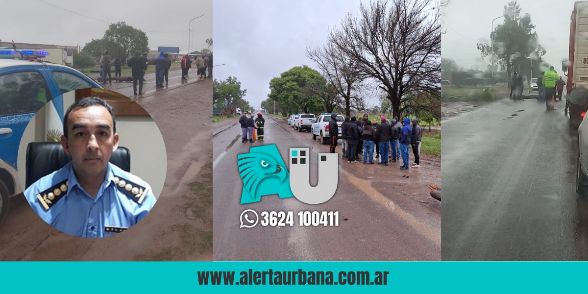 La Policía del Chaco impidió piquete en San Martín: “Con la sola presencia, bajaron a la banquina”, dijo Romero
