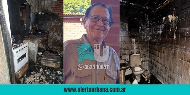 Colonia Benítez: lo perdió todo en un incendio y la familia apela a la solidaridad para ayudarlo 