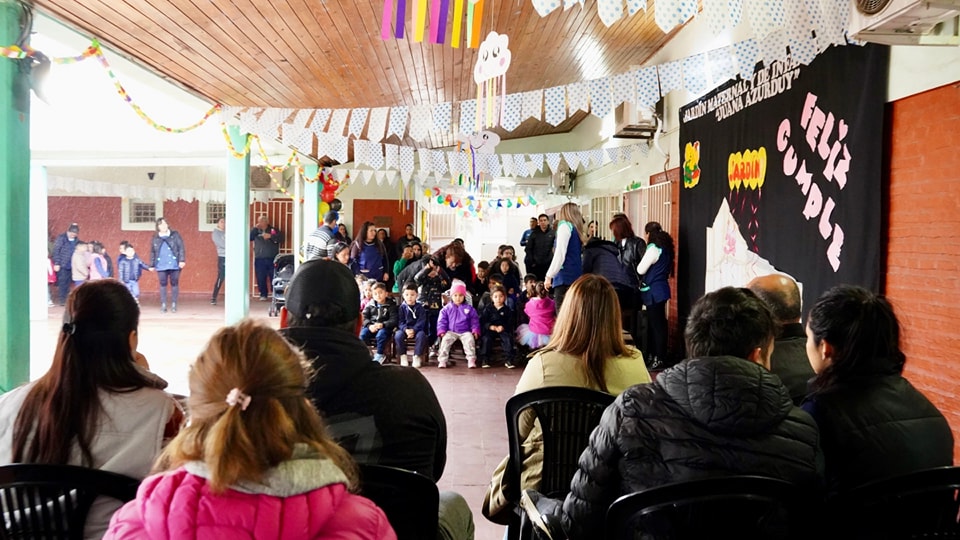 El municipio de Barranqueras acompañó los 34 años del Jardín de Infantes “Juana Azurduy”