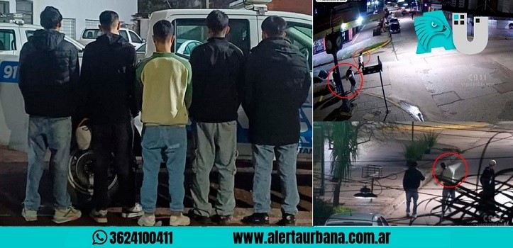 Adolescentes provocaron desmanes en pleno centro de Resistencia