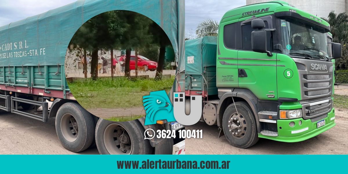  Vilelas: agreden a la Policía tras saqueo de carga de maíz