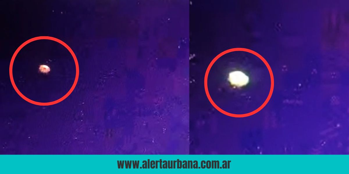  VIDEO Captan un supuesto OVNI en Presidencia Roca pero vecinos niegan haber visto “algo raro”
