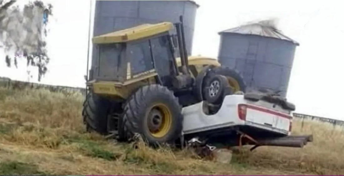 Córdoba: trabajador discutió con su jefe y lo atropelló con el tractor