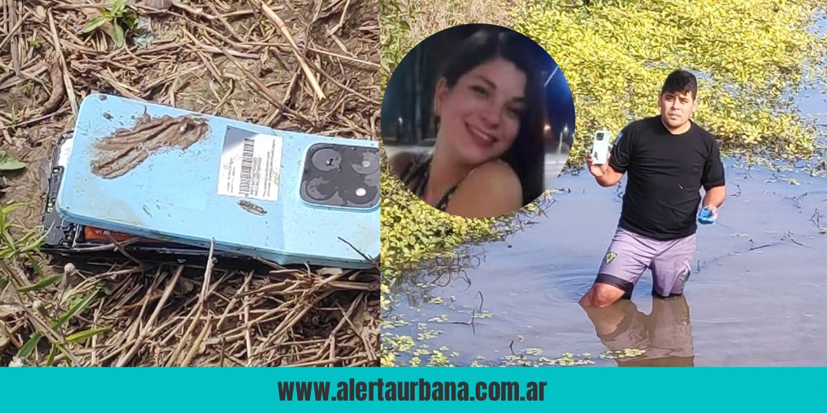  Femicidio de Leonela Giménez: hallan su teléfono en un canal cerca de donde estaba el cuerpo