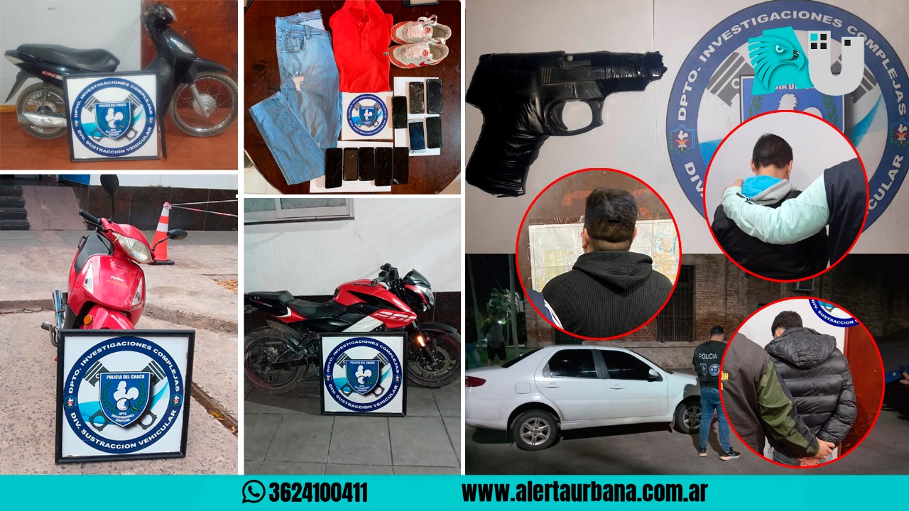 Semana intensa de detenciones de motochorros y recupero de motos