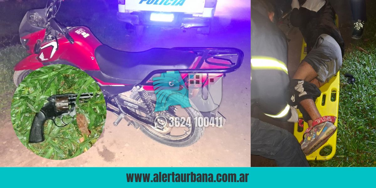 Policía de la Federal hirió de bala a joven que intentó robarle a mano armada en Barranqueras