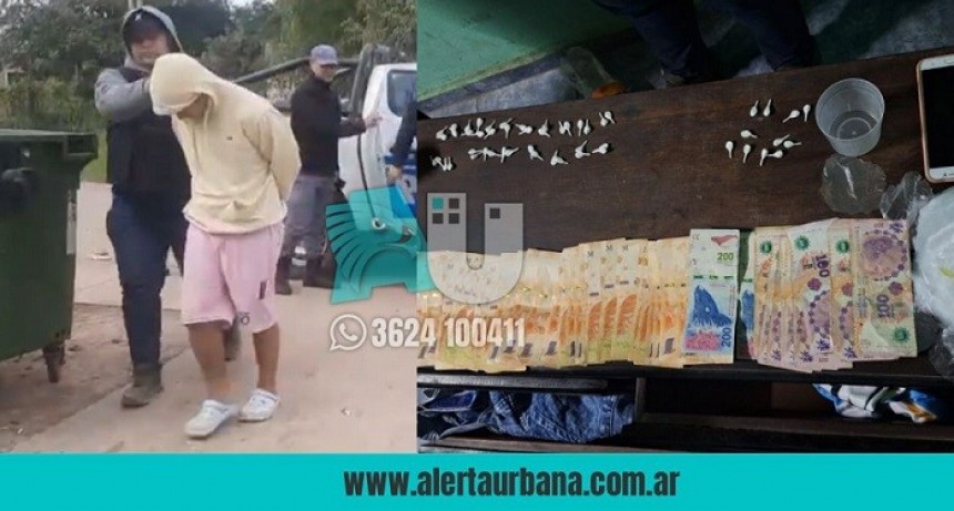 Fontana: Tiene 18 años y guardaba 51 envoltorios de cocaína