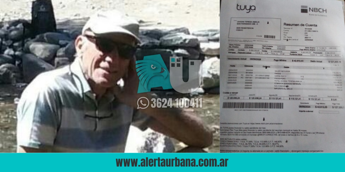 Jubilado denuncia que le descontaron el consumo de la tarjeta de crédito antes del vencimiento