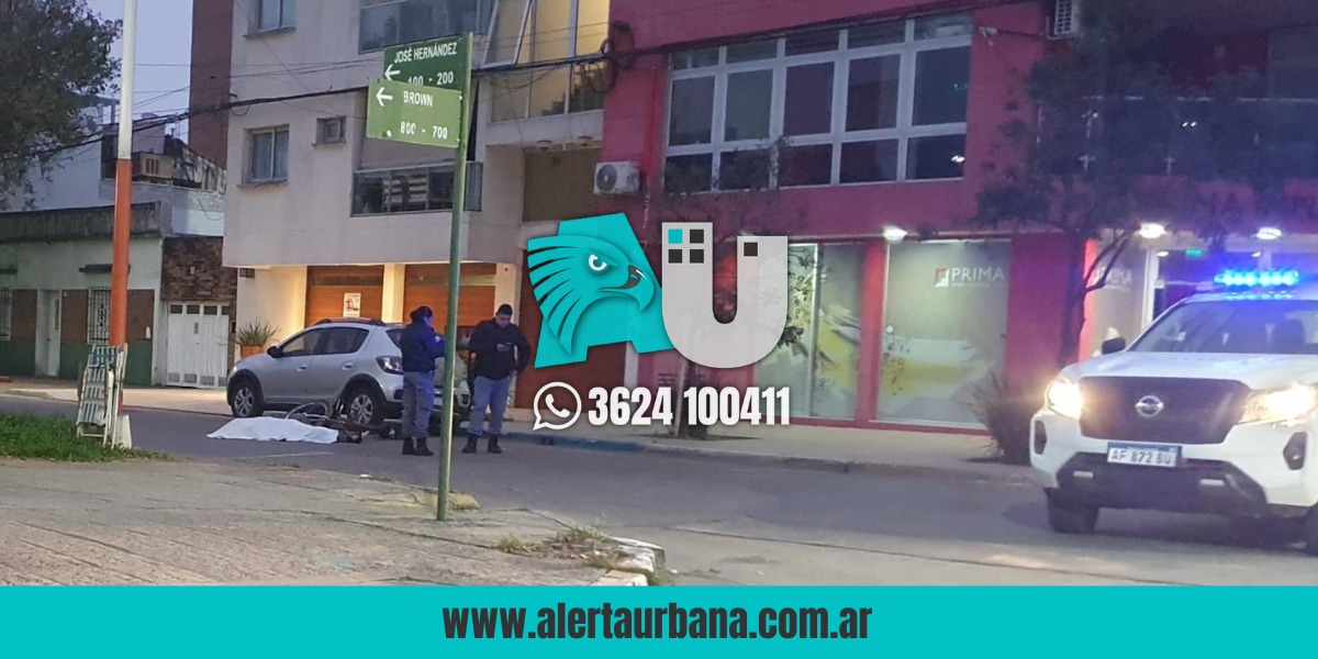 Iba en bici y se desplomó en la calle: hombre de 73 murió tras descompensarse en Brown y José Hernández