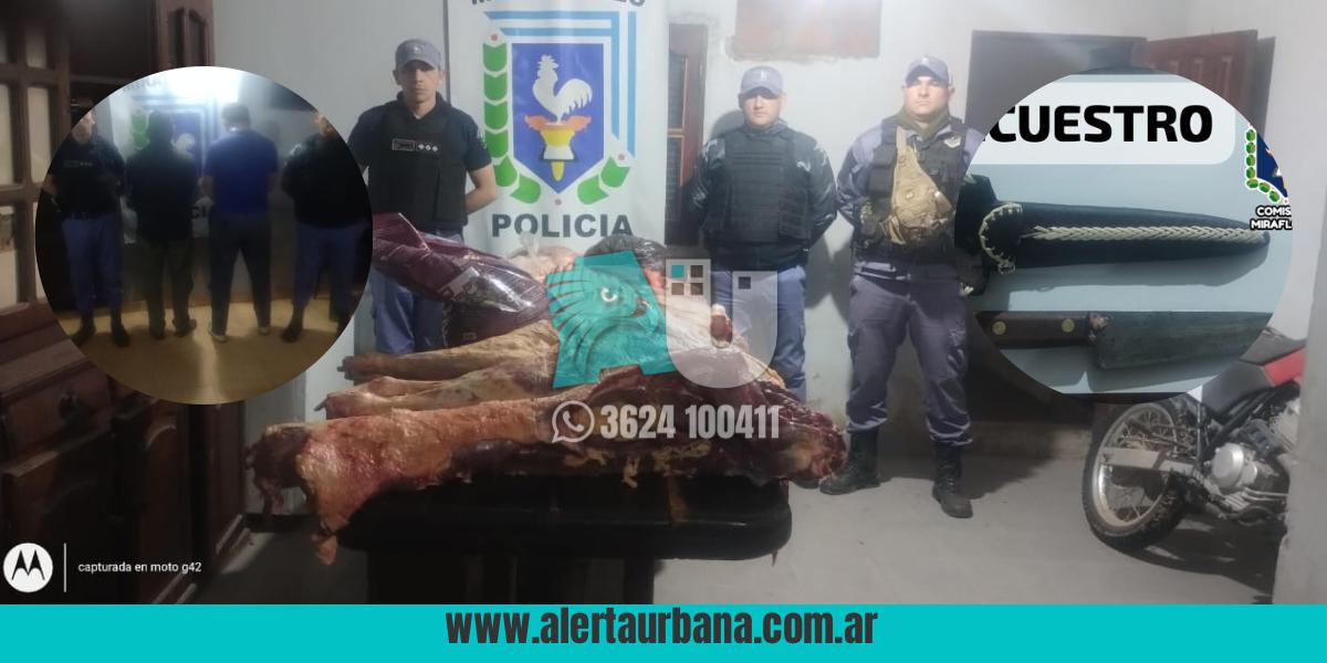 Interceptan camioneta con carne sin habilitación sanitaria en Miraflores 