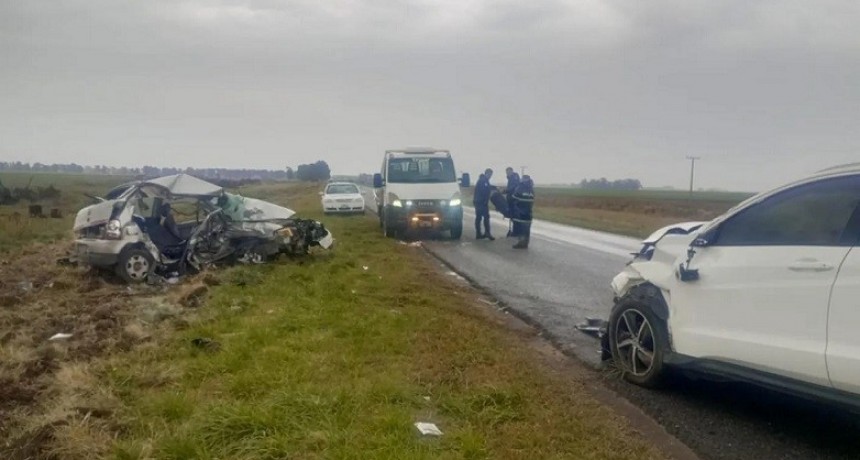 Un pediatra falleció en un impresionante choque frontal