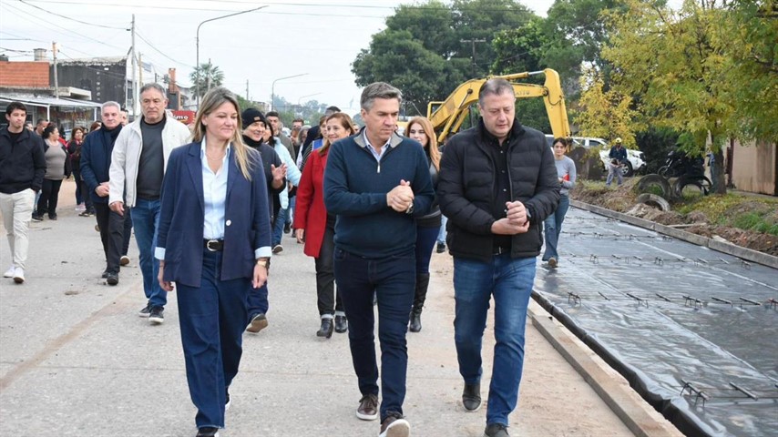 Carolina Meiriño destacó que las obras en la Avenida 9 de Julio permitieron la circulación pese a las intensas lluvias 
