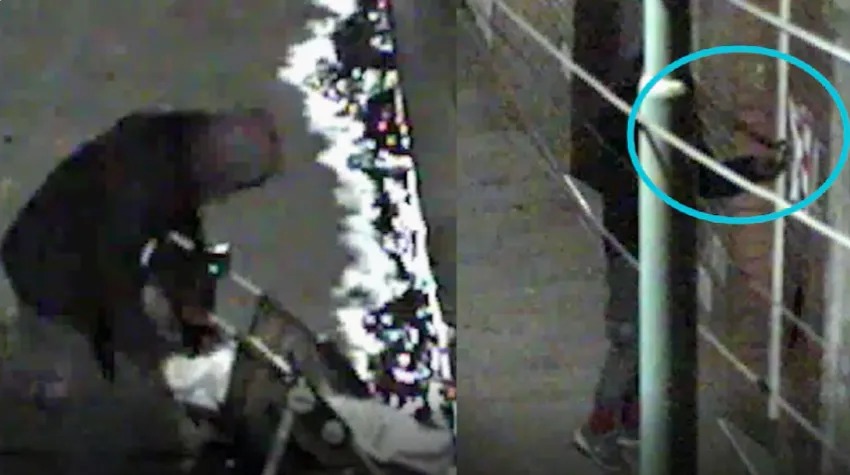 Simulaba pasear un bebé y pero en el cochecito escondía una barreta para hacer entraderas