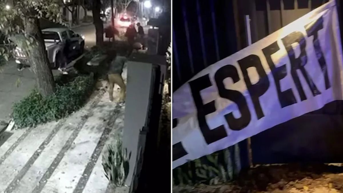 Atacaron la casa de José Luis Espert en San Isidro: arrojaron estiércol y dejaron un pasacalles con insultos 