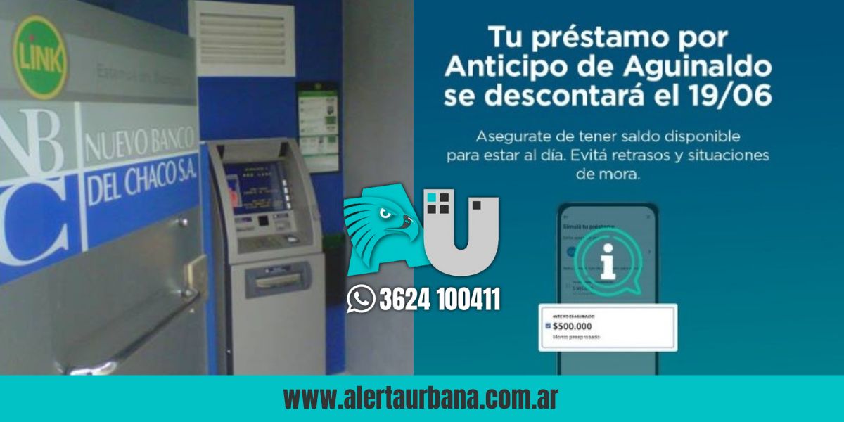¡Chaque tu aguinaldo!: El Banco del Chaco descontará hoy las cuotas de los préstamos