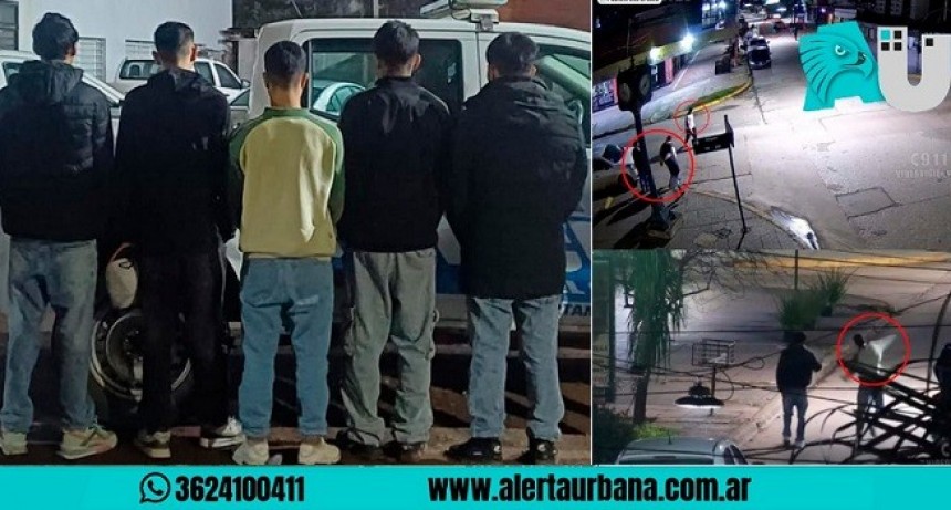 Adolescentes provocaron desmanes en pleno centro de Resistencia