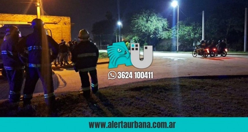 Sáenz Peña: Treinta personas intentaron incendiar dos viviendas en venganza por un herido de bala