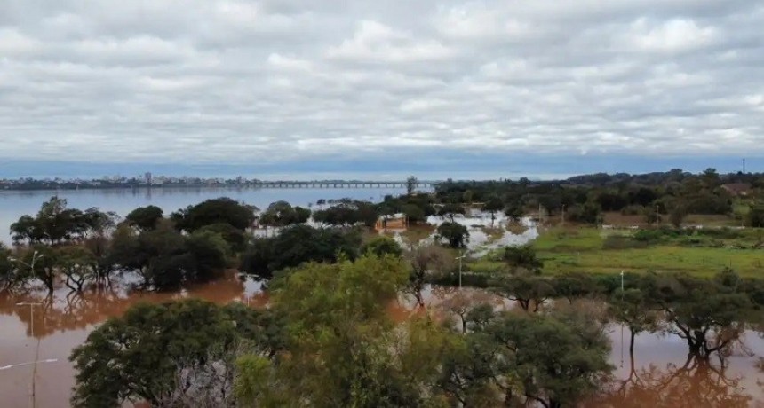 Corrientes: Hay varias ciudades en alerta por la crecida del río Uruguay