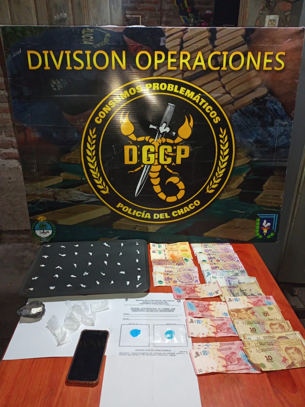 Secuestran cocaína en otro allanamiento en el barrio Ángel de la Guarda