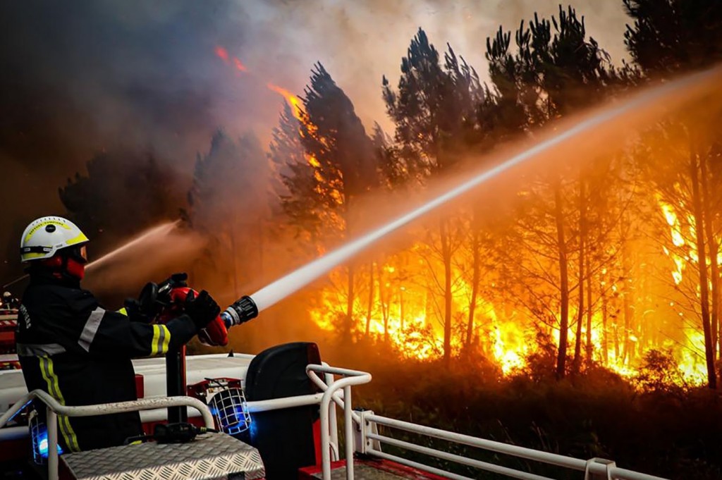 Europa: la ola de calor reavivó los incendios en España, Francia y Portugal