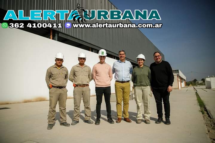 El gobernador visitó Sáenz Peña y recorrió los avances en las obras del CEF N°2