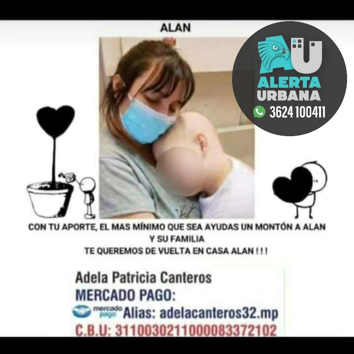 Llamado a la solidaridad: Alan debe viajar a España para realizar un tratamiento que lo ayudará a sanar