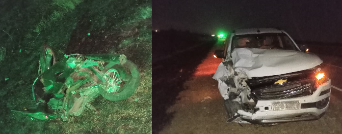  Accidente fatal en La Clotilde: dos muertos en un choque entre una camioneta y una moto