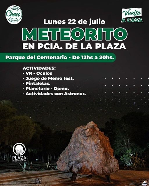 Presidencia de la Plaza: todavía estas a tiempo, hasta las 20 horas actividad para toda la familia en el Parque del Centenario