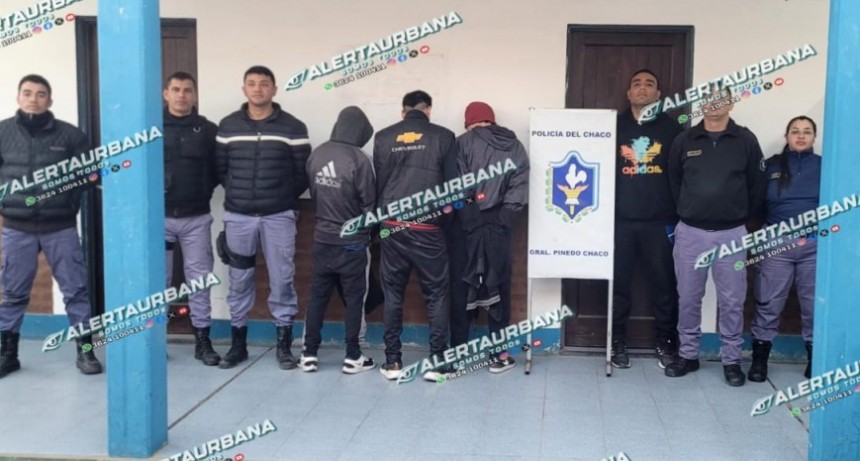 Charata: tres presos se fugaron de la Comisaría 2° pero fueron recapturados a las pocas horas