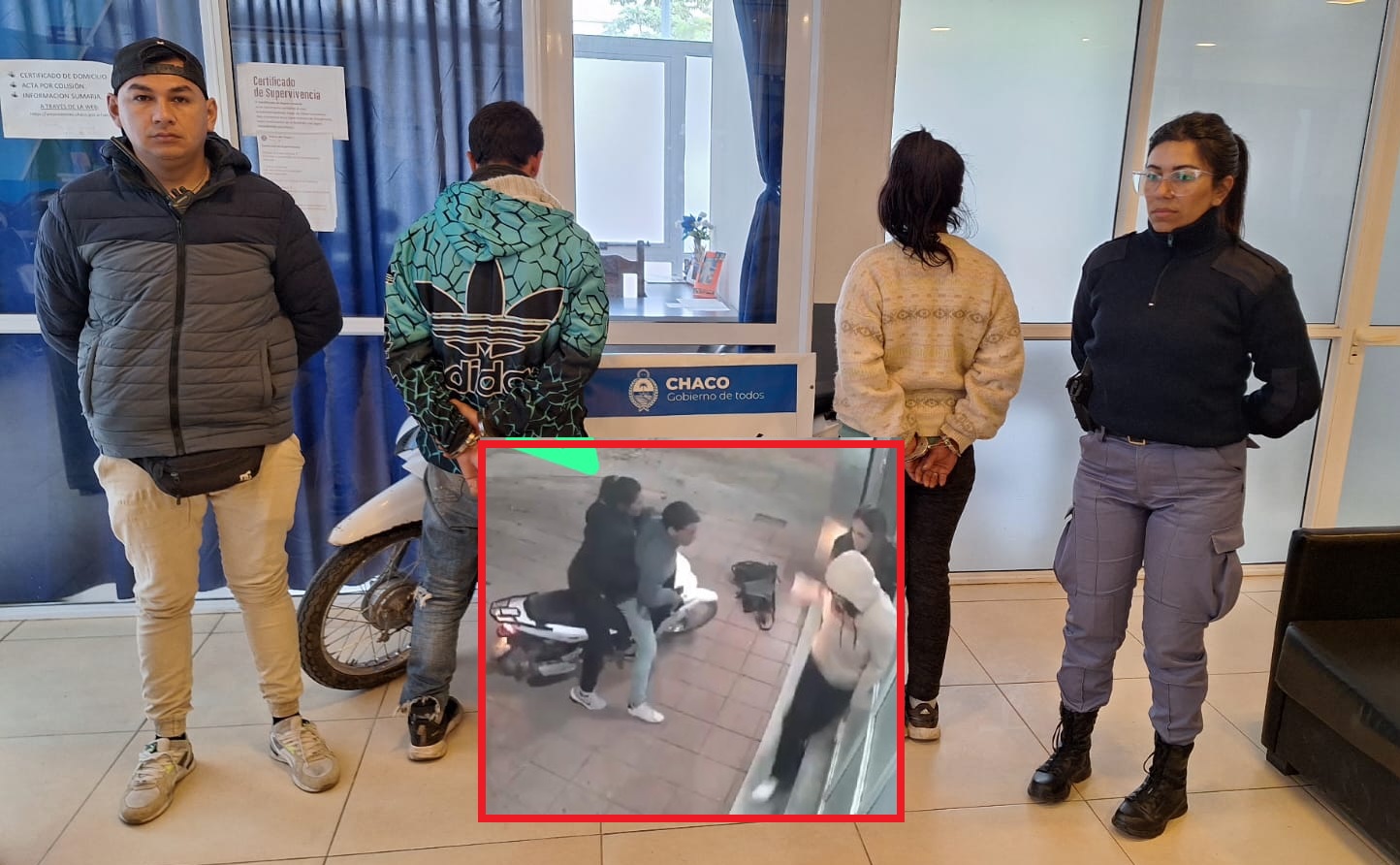 Atraparon a los motochorros que le robaron a dos mujeres en La Rioja al 600