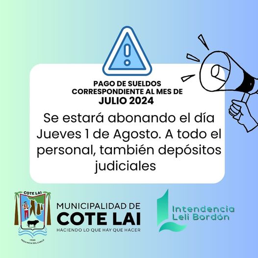 El municipio de Cote Lai paga los sueldos este jueves