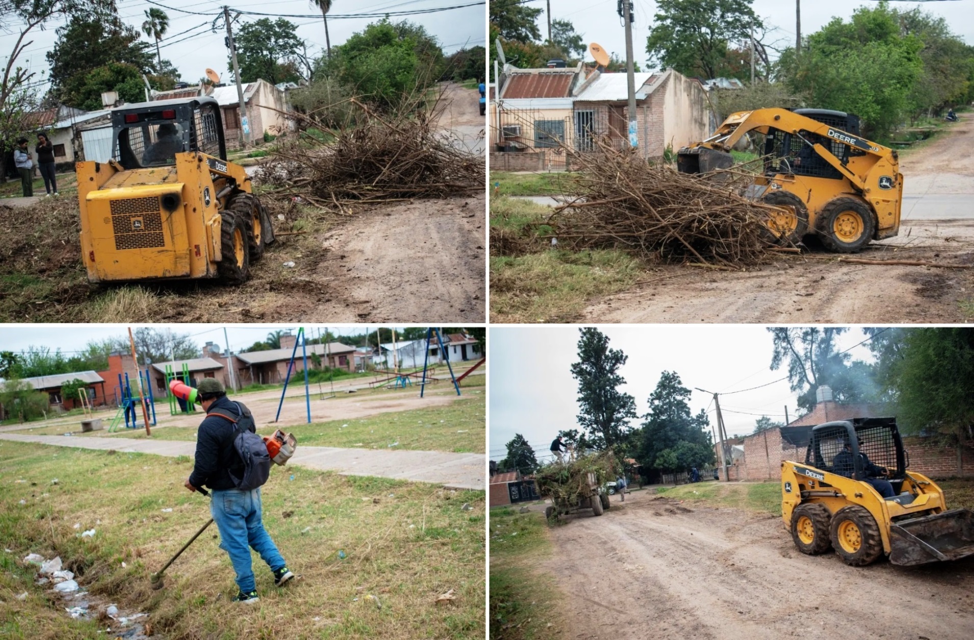 El municipio de Fontana continúa con las tareas de mantenimiento urbano en la ciudad